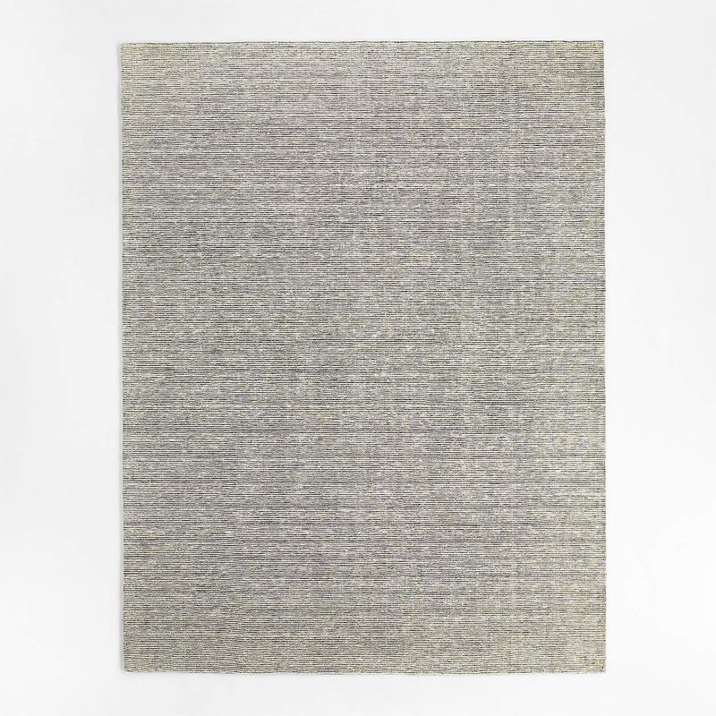CRATE & BARREL - Alfombra A Rayas Verde Turin 244x305cm