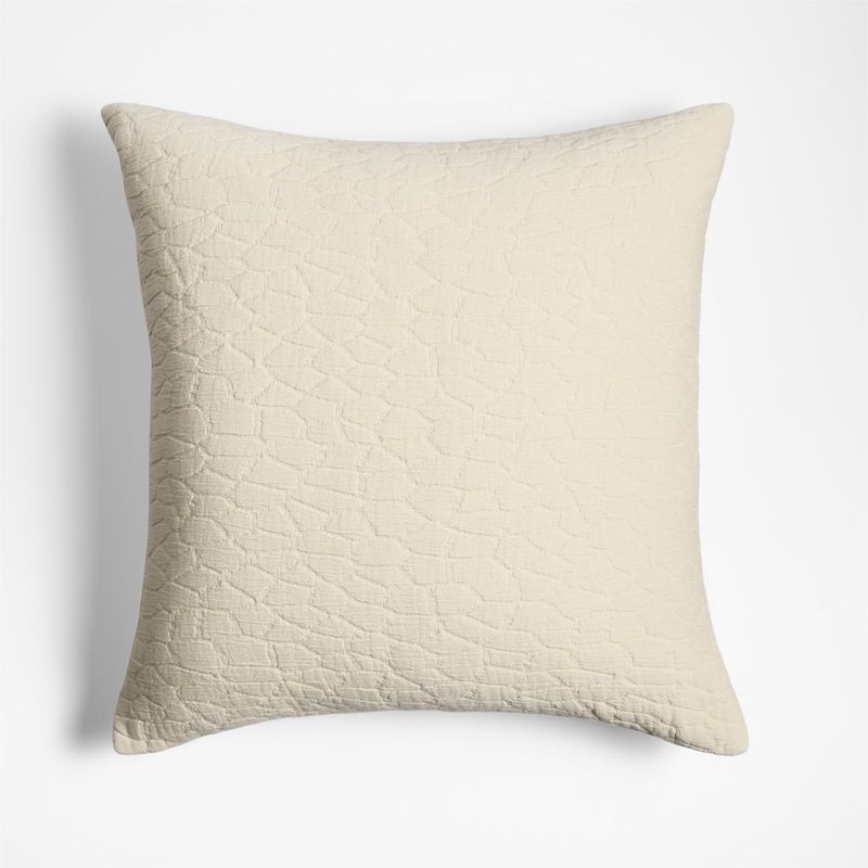 CRATE & BARREL - Funda de Cojín Jacquard 51x51cm