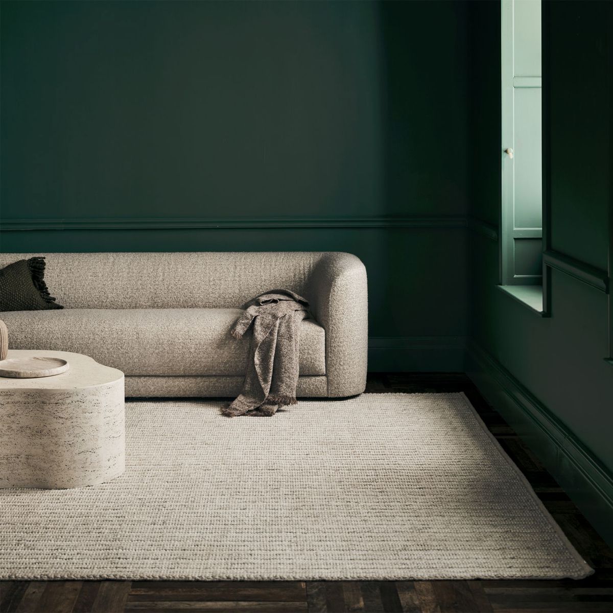 CRATE & BARREL - Alfombra Prato De Lana