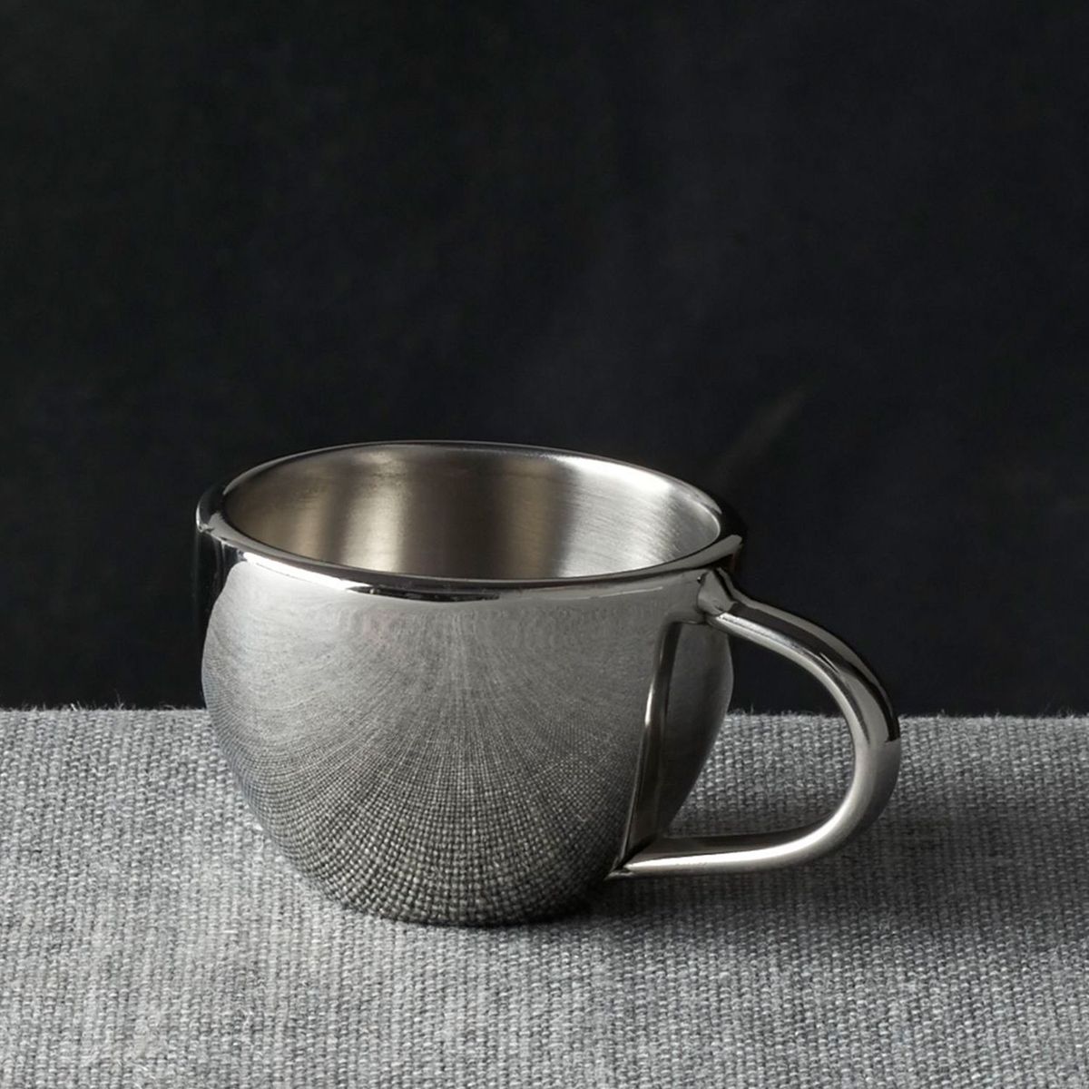 CRATE & BARREL - Taza para Café Espresso de acero inoxidable