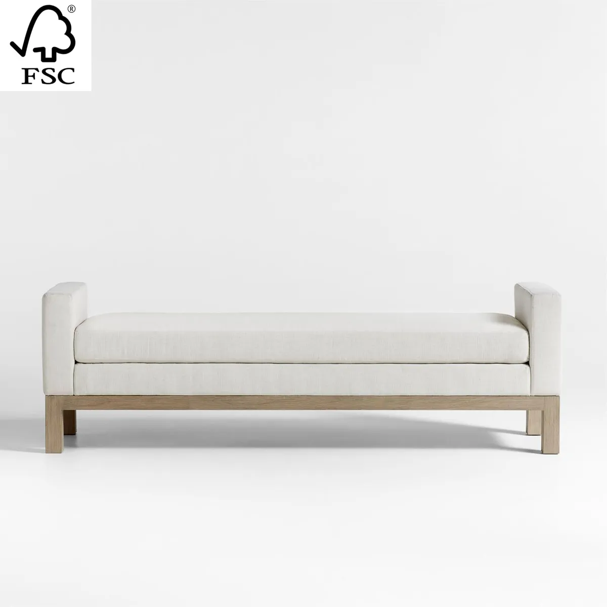CRATE & BARREL - Banco Keane 178cm