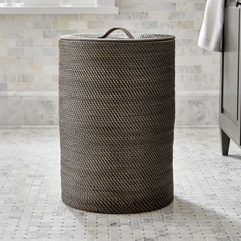 CRATE & BARREL - Canasta Sedona Gris