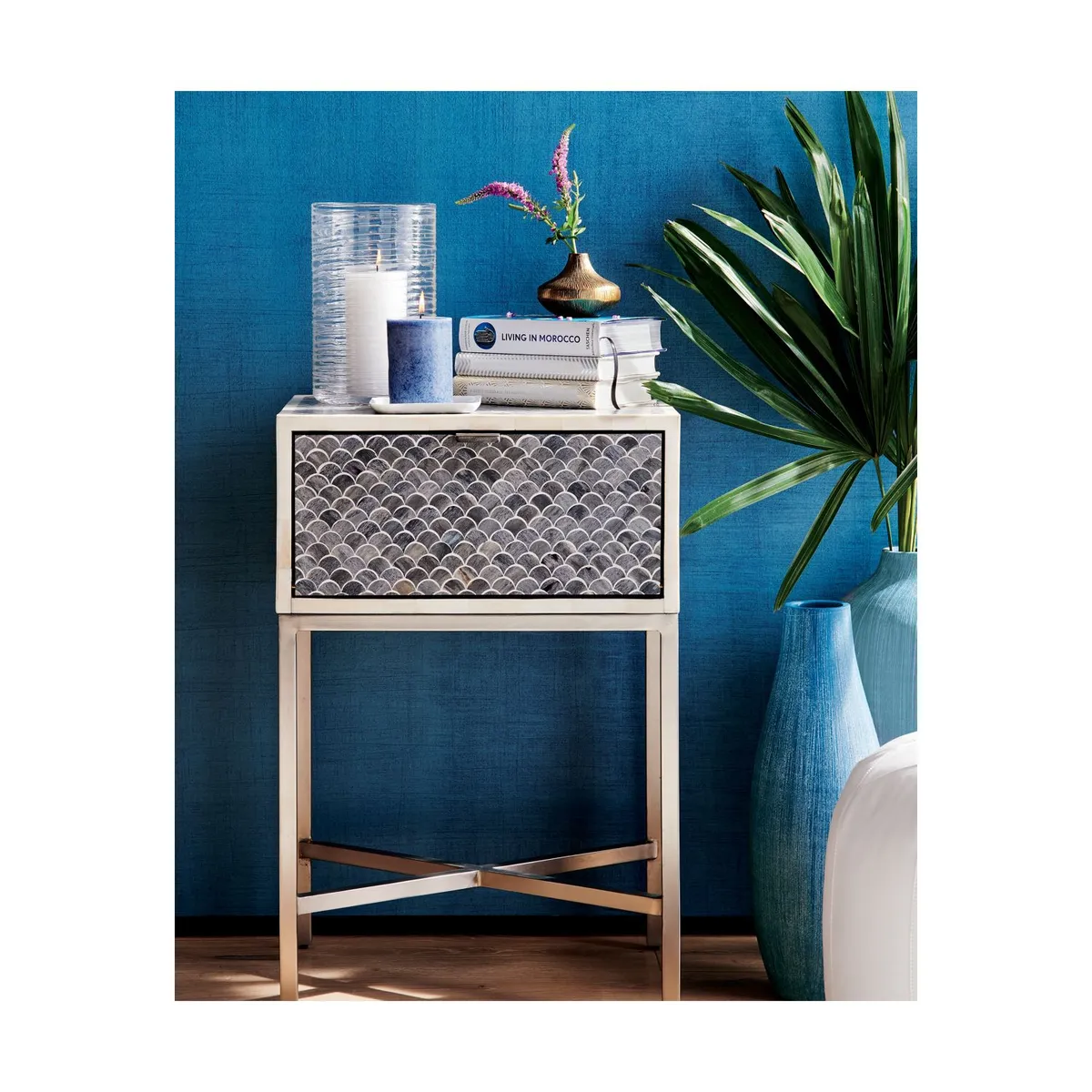 CRATE & BARREL - Vela Pillar 8x15cm