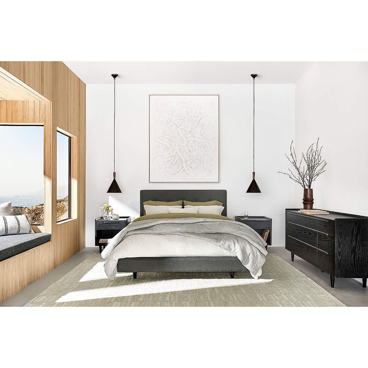 CRATE & BARREL - Alfombra Carmel de Lana