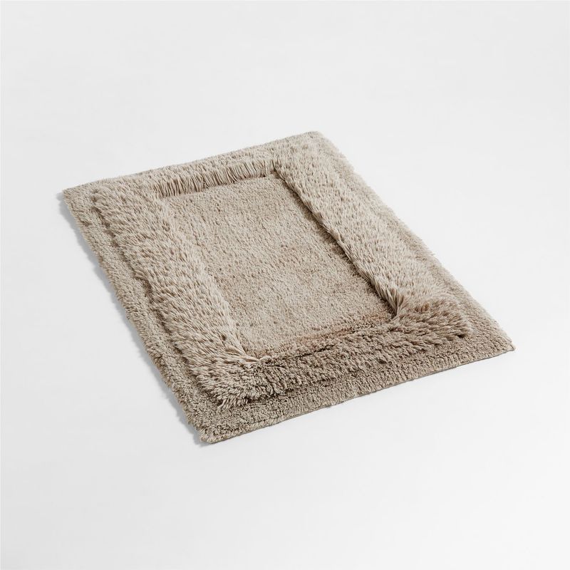 CRATE & BARREL - Alfombra de Baño Raffee Alloy 61x91cm