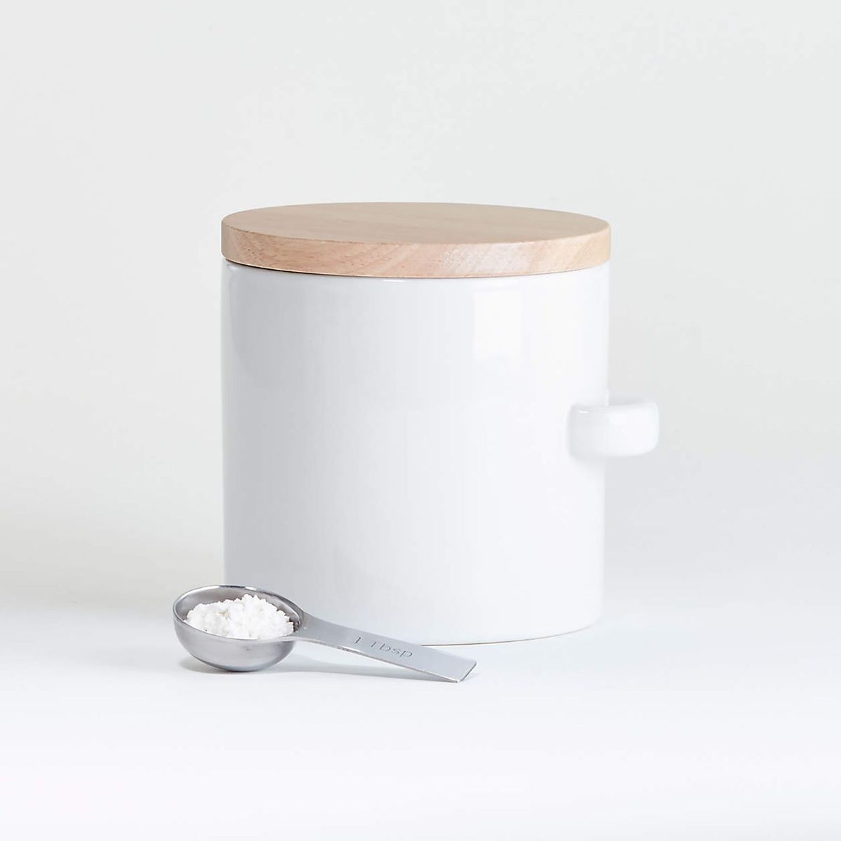 CRATE & BARREL - Canister Aspen con Cuchara