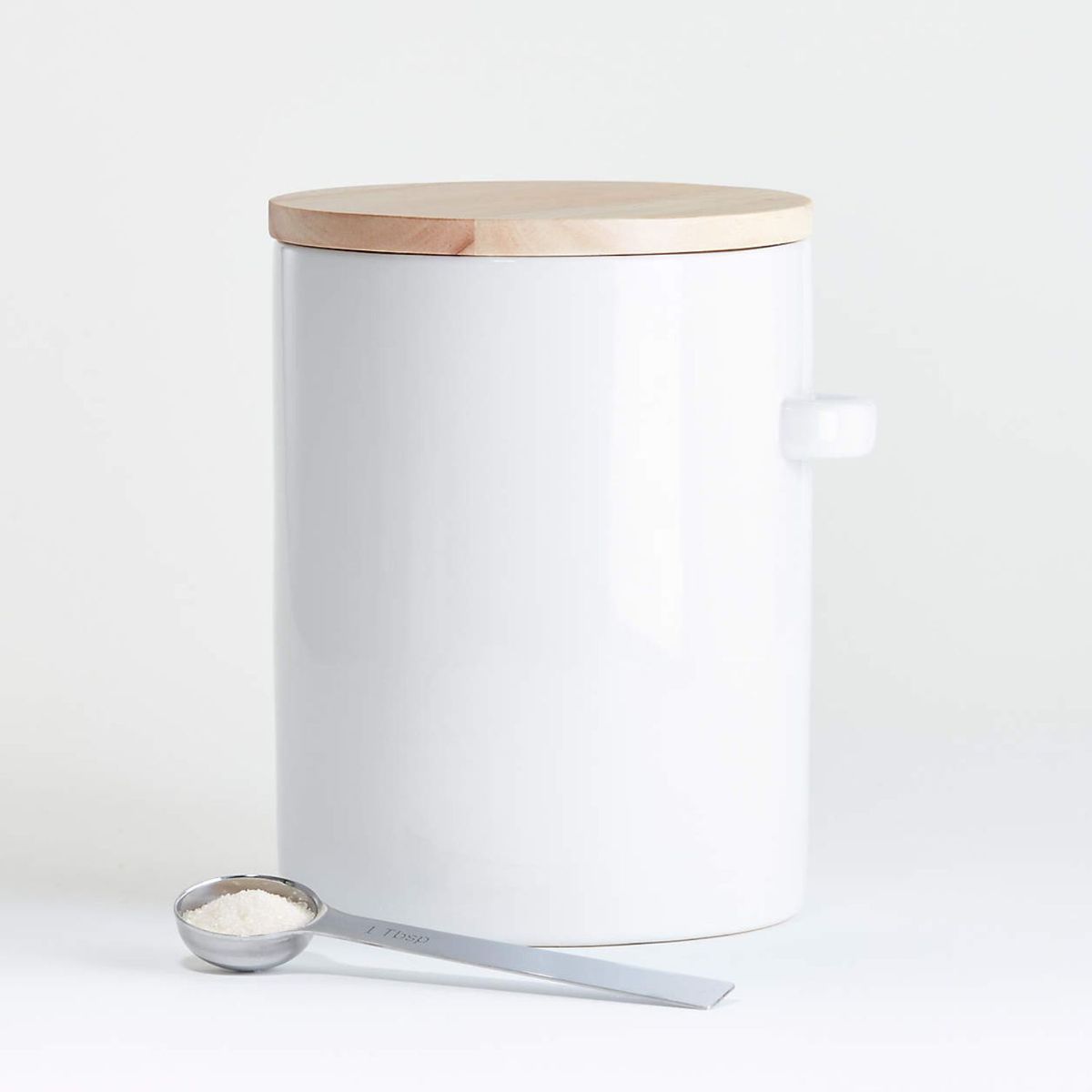 CRATE & BARREL - Canister Aspen con Cuchara