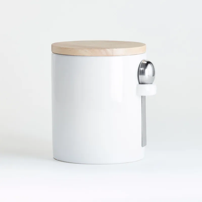 CRATE & BARREL - Canister Aspen con Cuchara