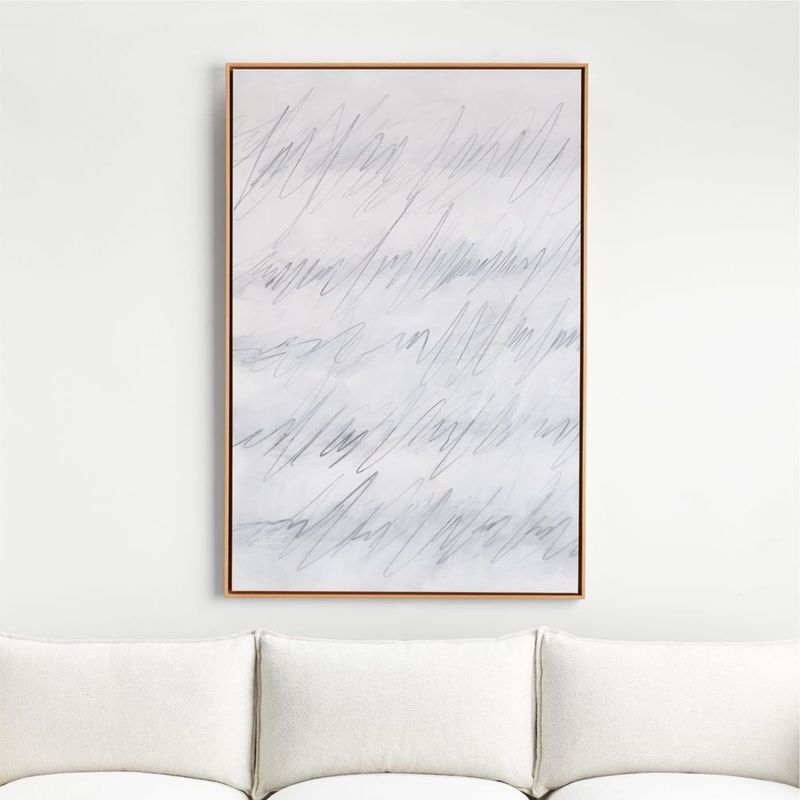 CRATE & BARREL - Cuadro Obscured Linework I