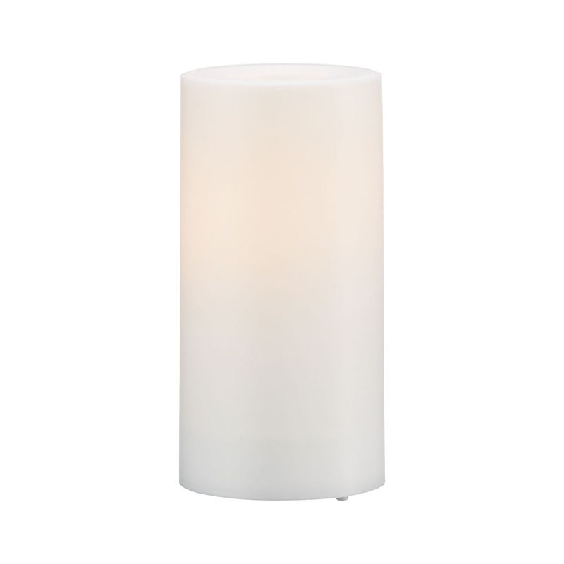 CRATE & BARREL - Vela de Pilar con Temporizador para Exteriores
