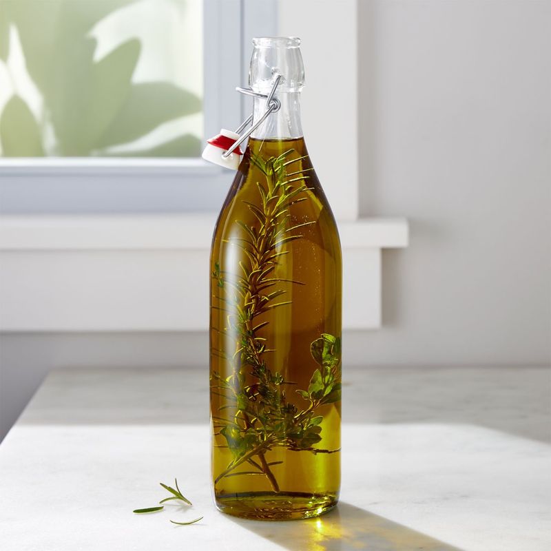 CRATE & BARREL - Botella Hermética de Vidrio