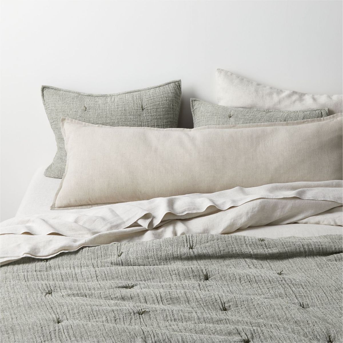 CRATE & BARREL - Funda de Duvet Crinkle 