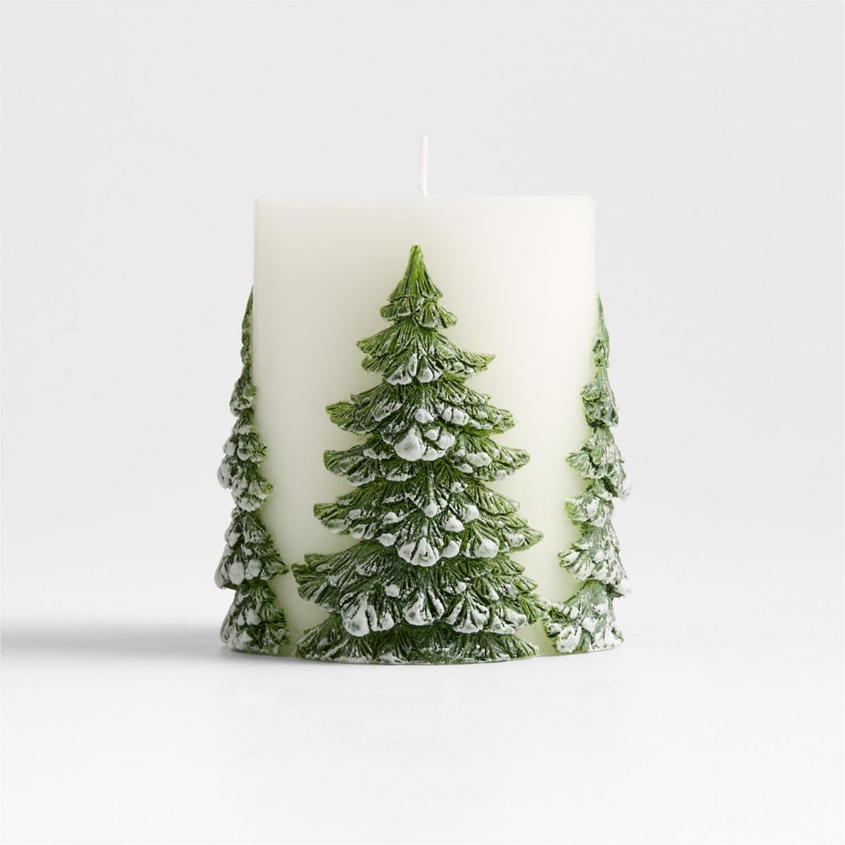 CRATE & BARREL - Velas Con Árboles 8x10cm