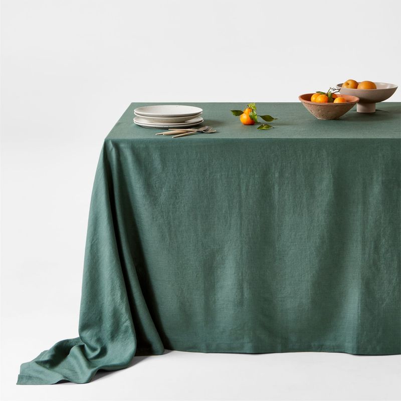 CRATE & BARREL - Mantel Marin 100% Lino 264x366cm