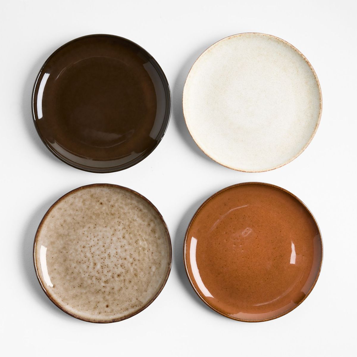 CRATE & BARREL - Set De 4 Platos De Entrada Craft
