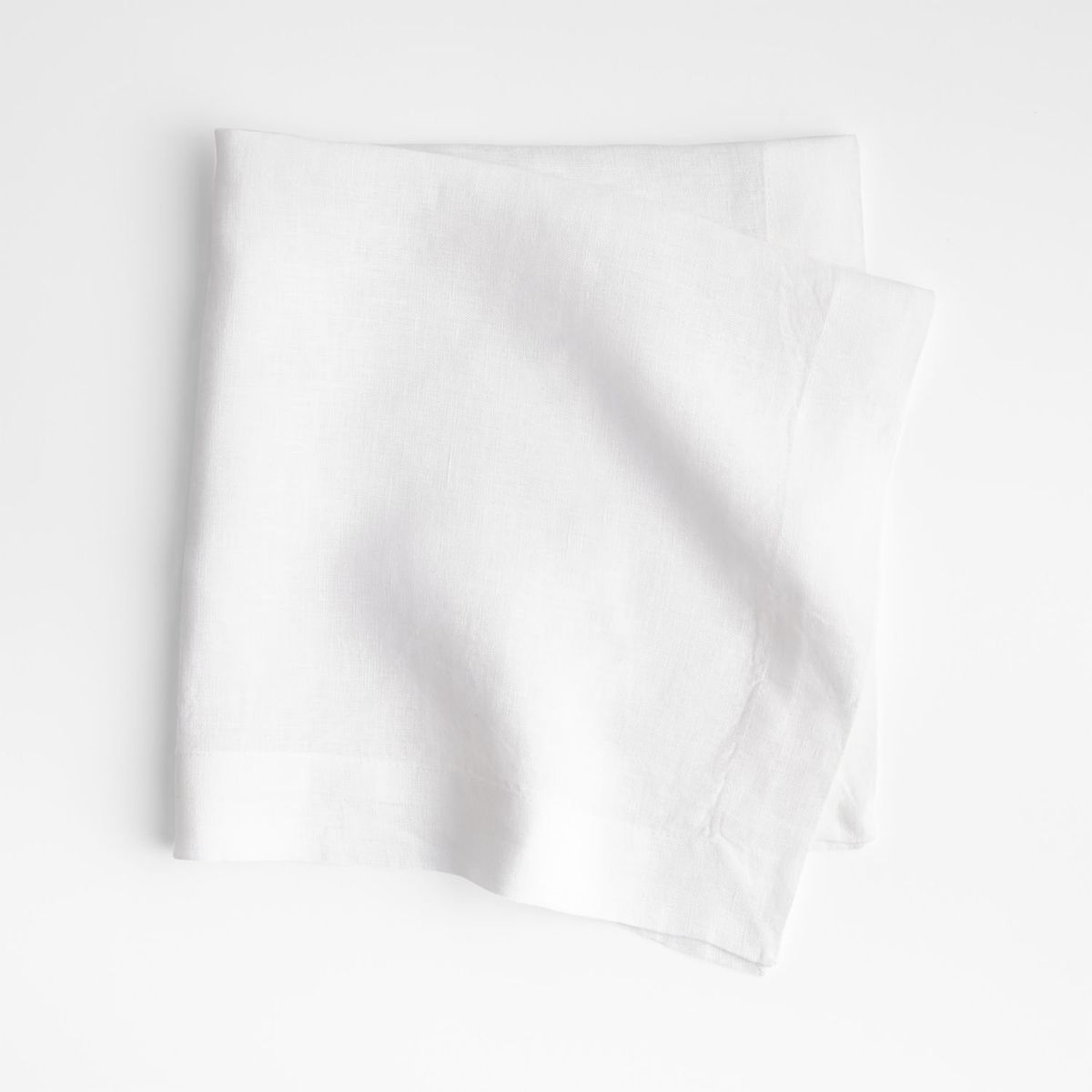 CRATE & BARREL - Servilleta Marin Blanca De Lino