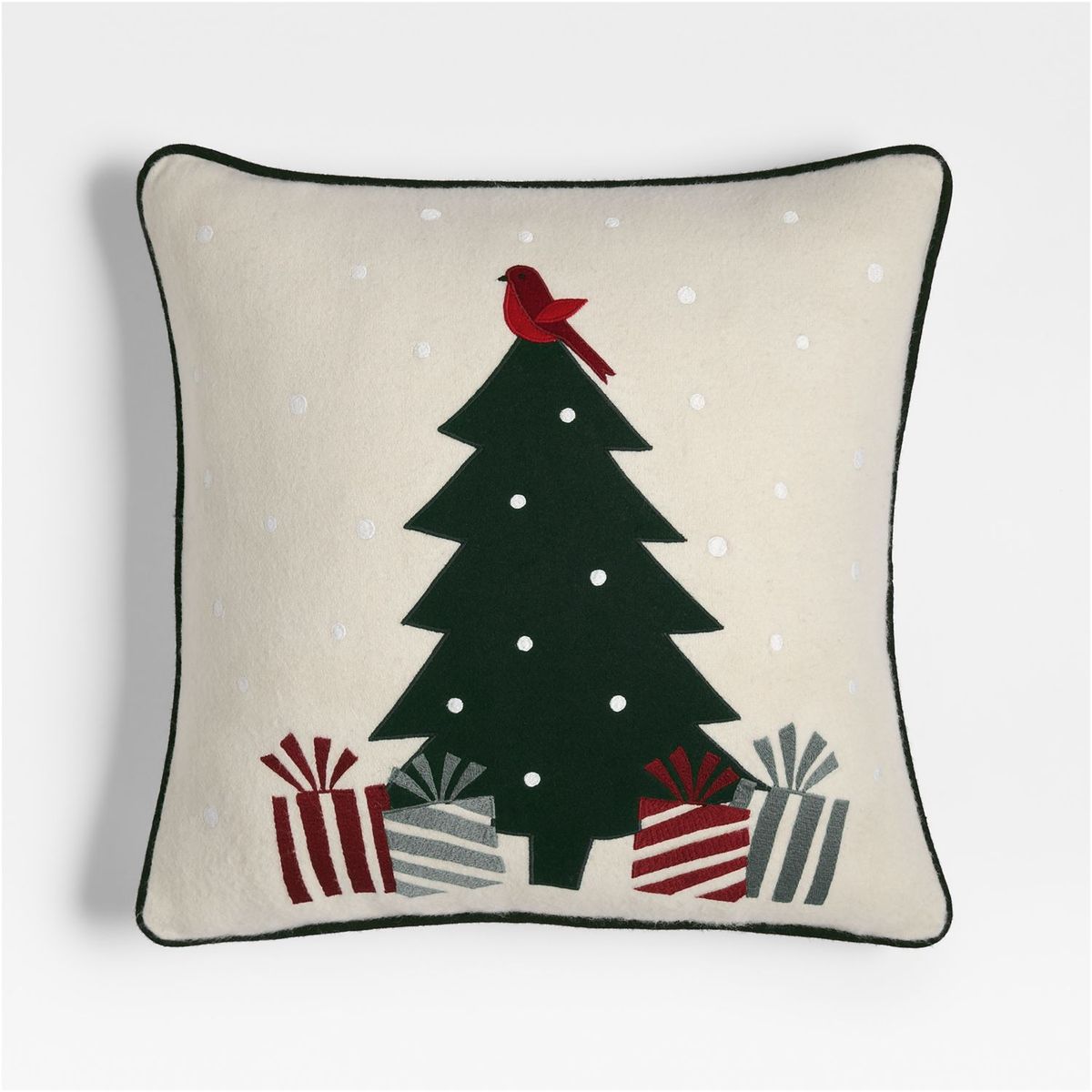 CRATE & BARREL - Funda De Cojín Árbol Navideño Fair Isle 51x51cm