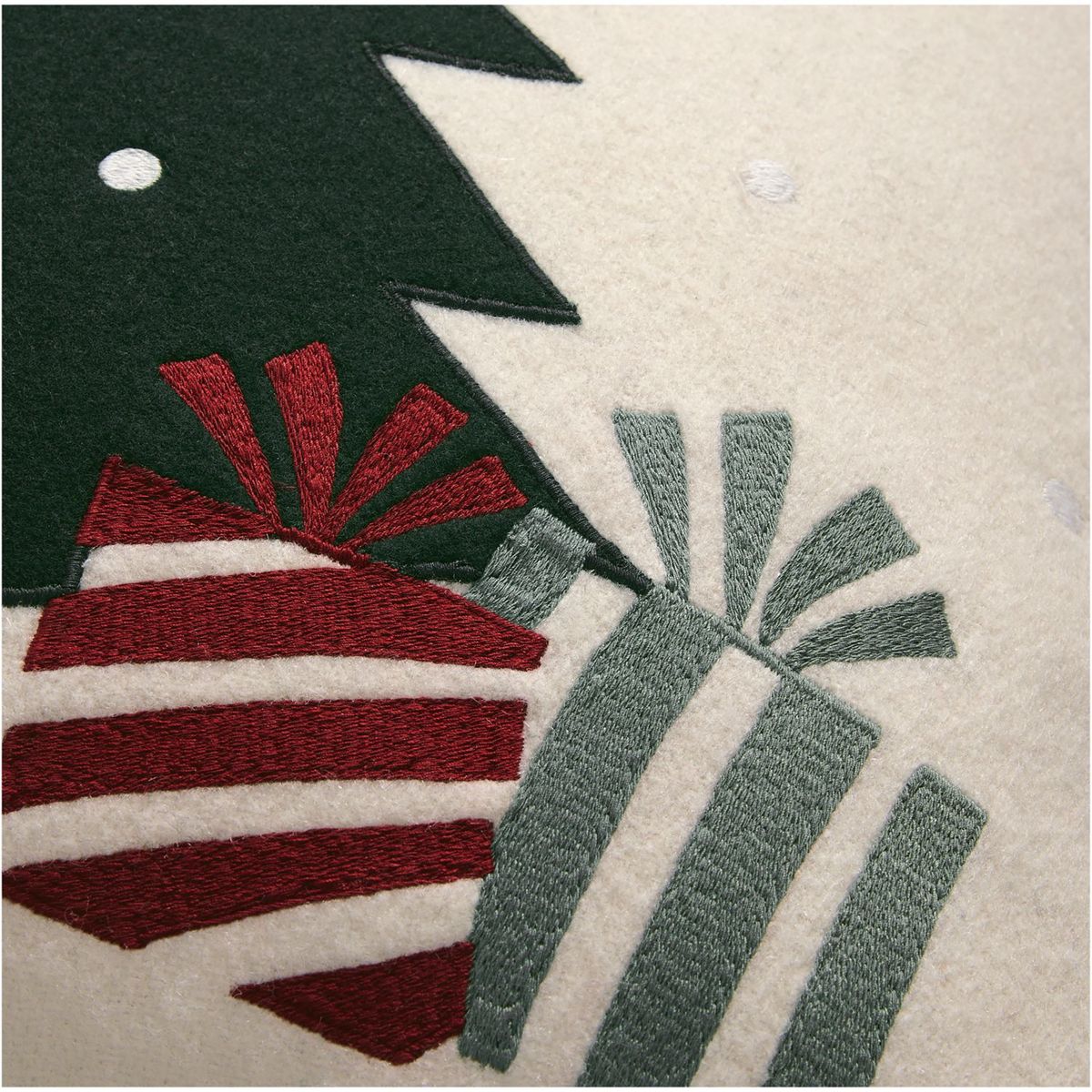 CRATE & BARREL - Funda De Cojín Árbol Navideño Fair Isle 51x51cm