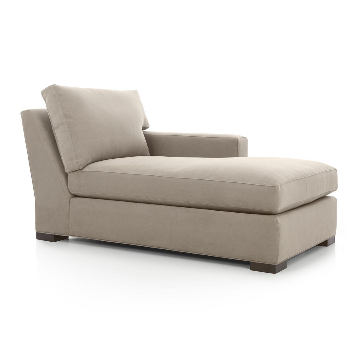 CRATE & BARREL - Chaise Lounge Brazo Derecho Axis II