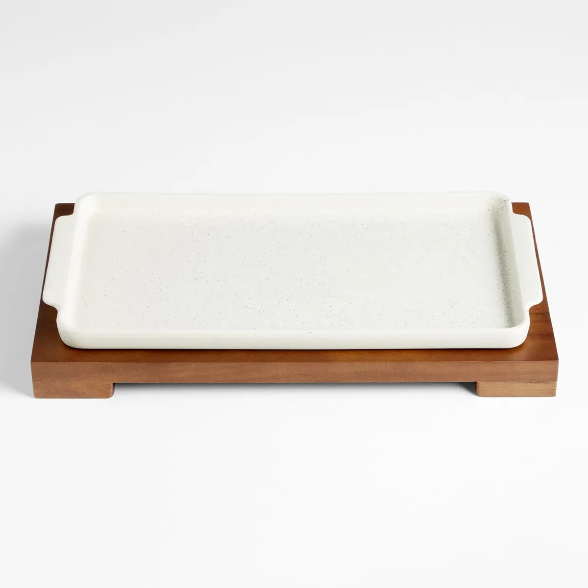CRATE & BARREL - Bandeja Con Salvamanteles Calistoga