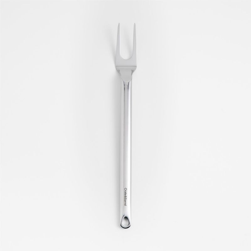 CRATE & BARREL - Tenedor para Parrilla de Acero Inoxidable