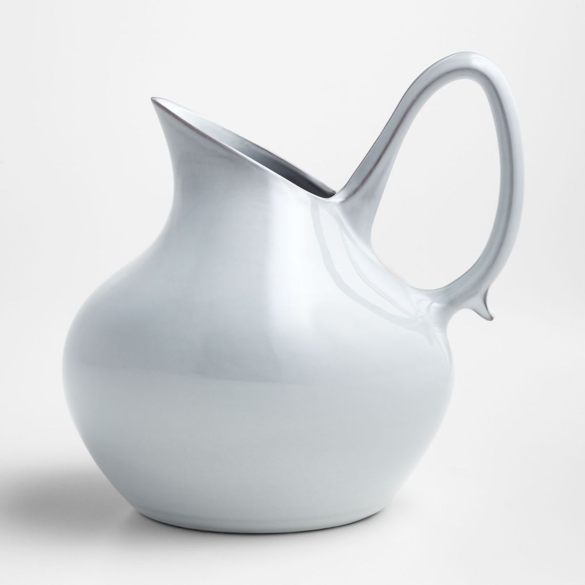 CRATE & BARREL - Jarra de Porcelana Lira White