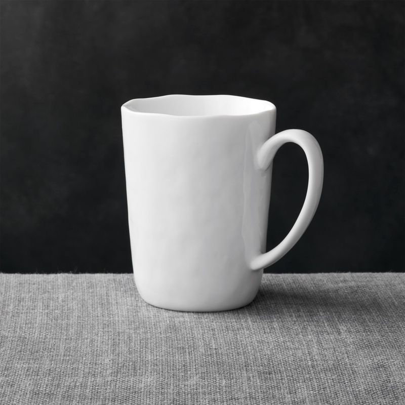 CRATE & BARREL - Mug de Porcelana Mercer 414mL