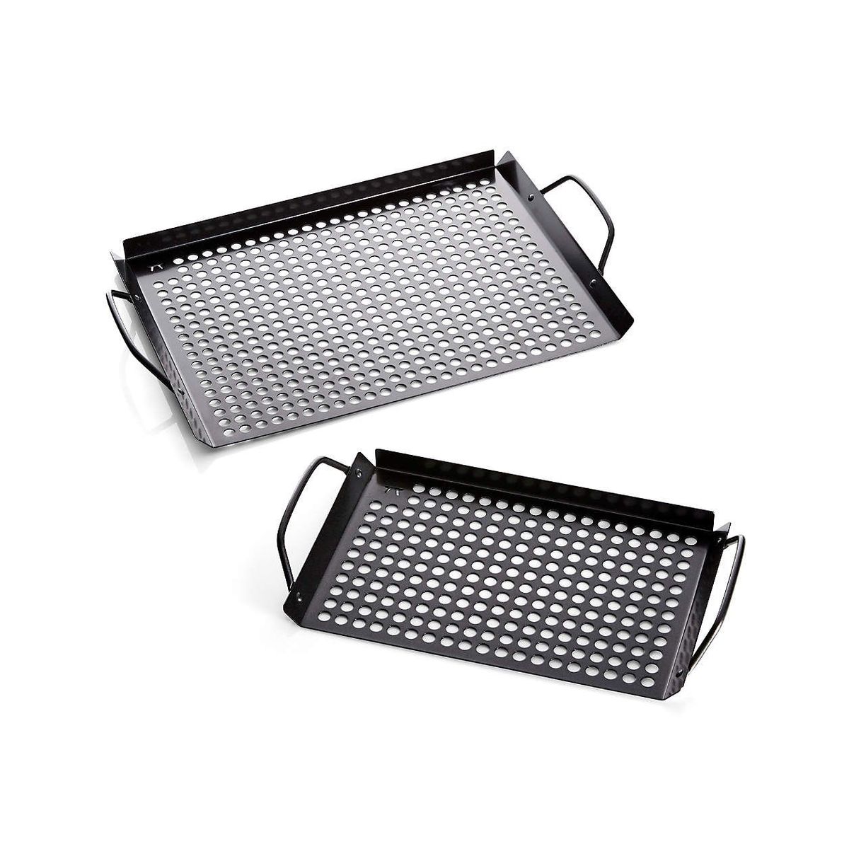 CRATE & BARREL - Set de 2 Rejillas Antiadherentes para Parrilla