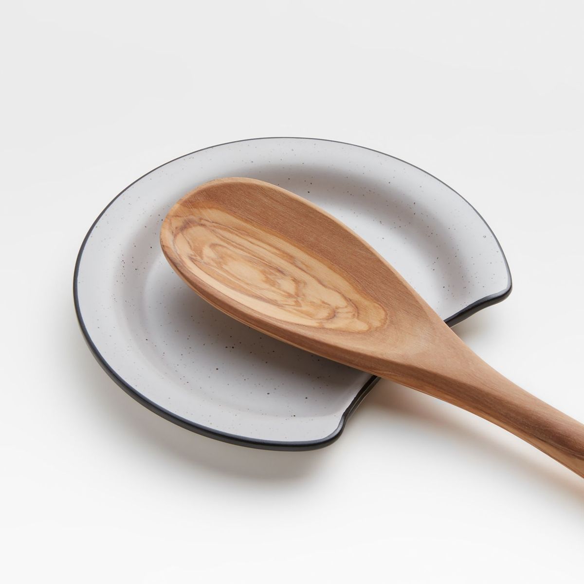 CRATE & BARREL - Posacucharas Thero de Cerámica Blanca