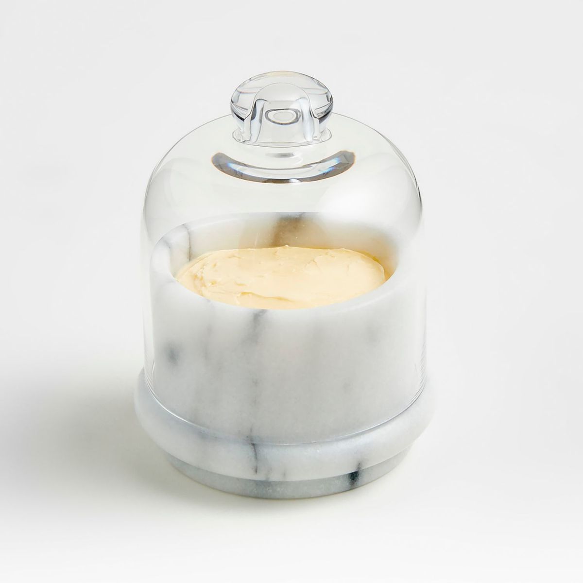 CRATE & BARREL - Mantequillera con Cubierta de Mármol French Kitchen
