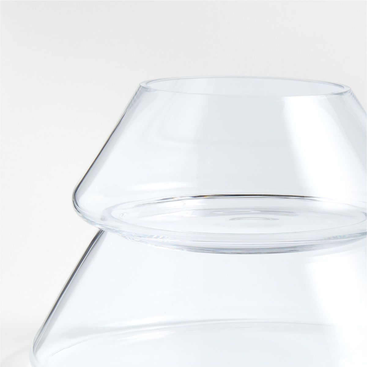 CRATE & BARREL - Canister De Dos Niveles Árbol Navideño