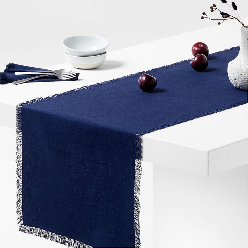 CRATE & BARREL - Camino de Mesa Craft 100% Algodón 305cm