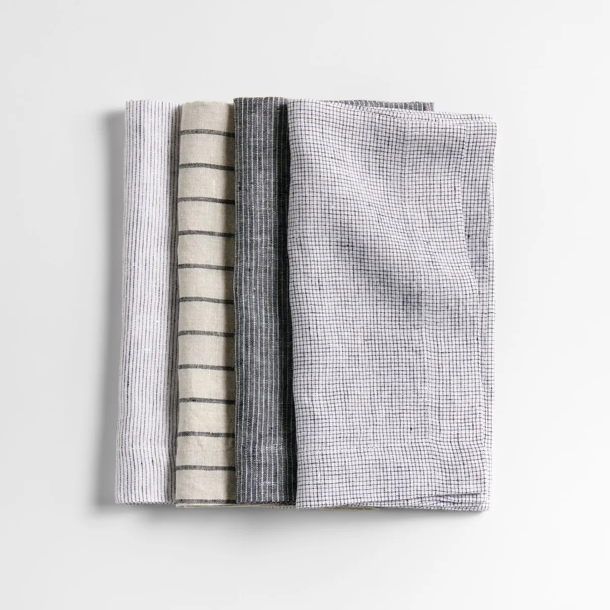 CRATE & BARREL - Set De 4 Paños De Cocina Suits