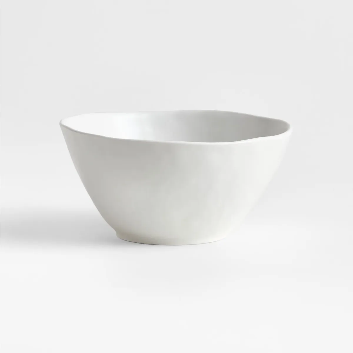 CRATE & BARREL - Bowl Cereal De Porcelana Mercer Blanco Mate