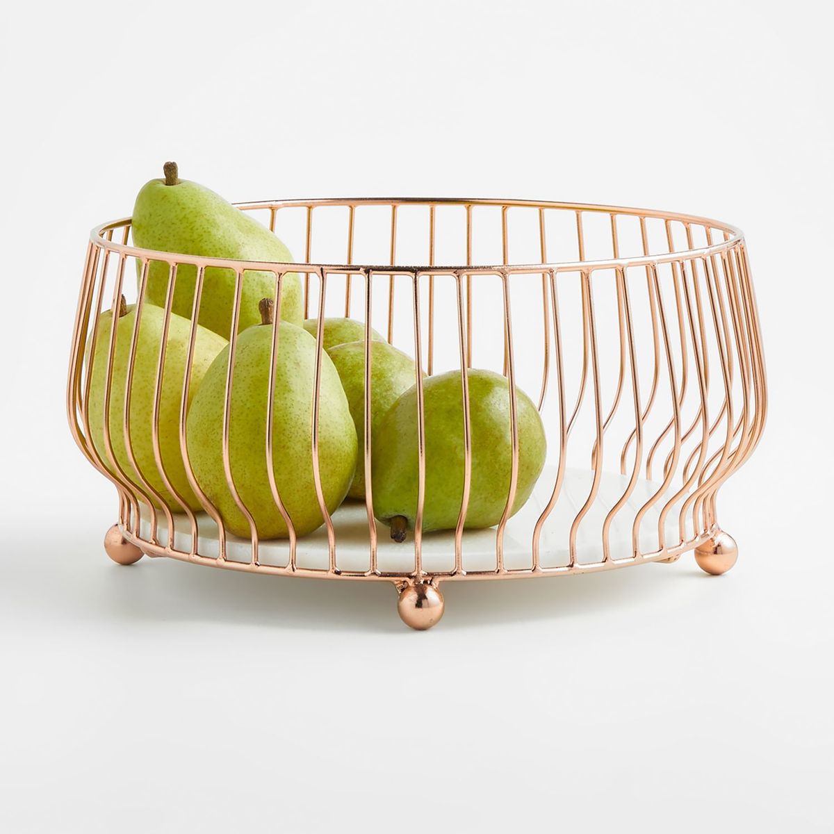 CRATE & BARREL - Frutero Cora de Cobre