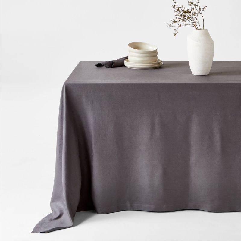 CRATE & BARREL - Mantel Marin 100% Lino 264x366cm
