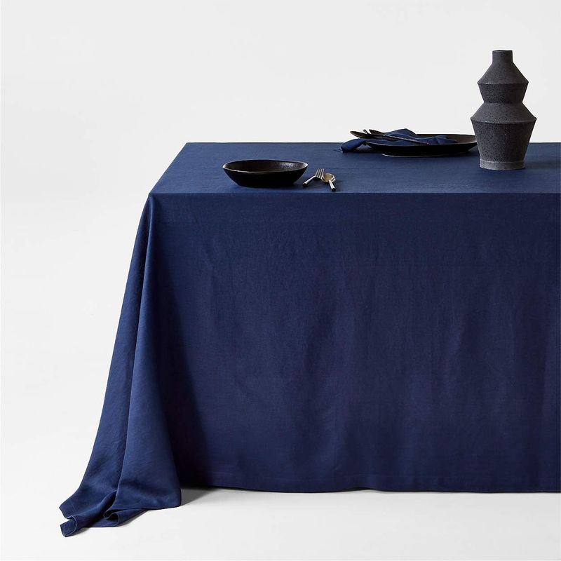 CRATE & BARREL - Mantel Marin 100% Lino 264x366cm