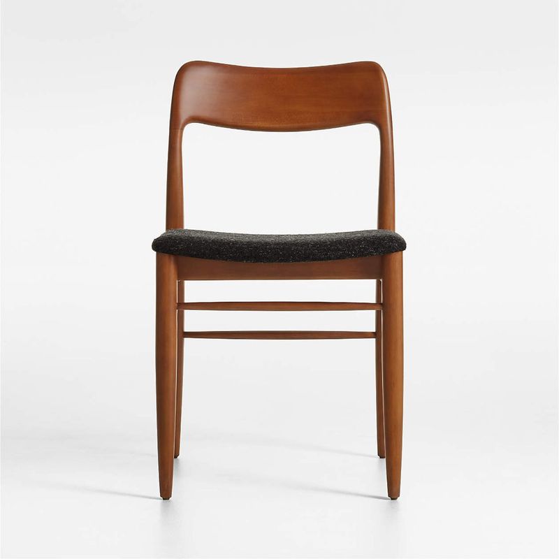 CRATE & BARREL - Silla de Comedor Tate Tapizado con Estructura de Madera