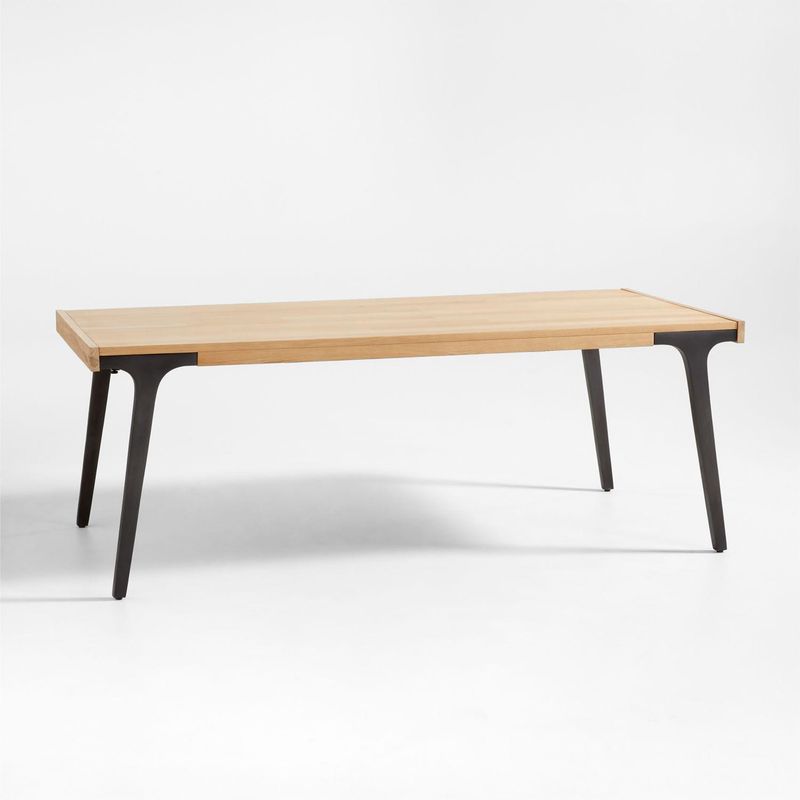 CRATE & BARREL - Mesa De Comedor Lakin Extendible Para Exterior (6 a 8 Puestos)