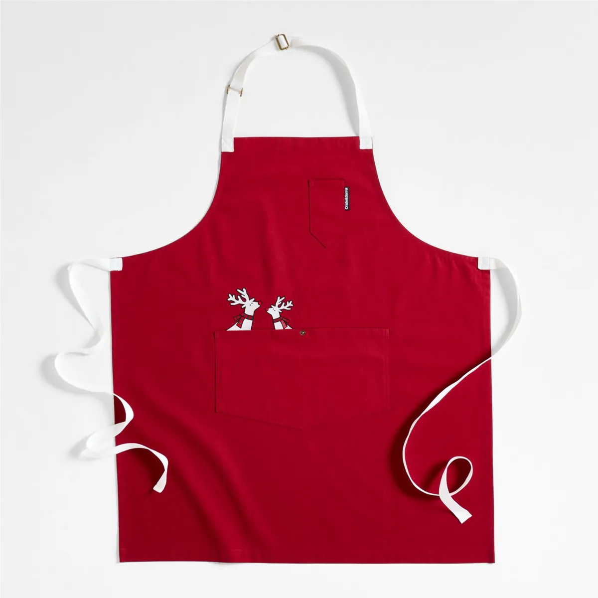 CRATE & BARREL - Delantal Navideño De Reno Artico