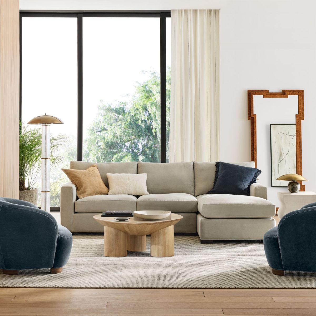 CRATE & BARREL - Espejos De Piso Memini By Athena Calderone 91x203cm