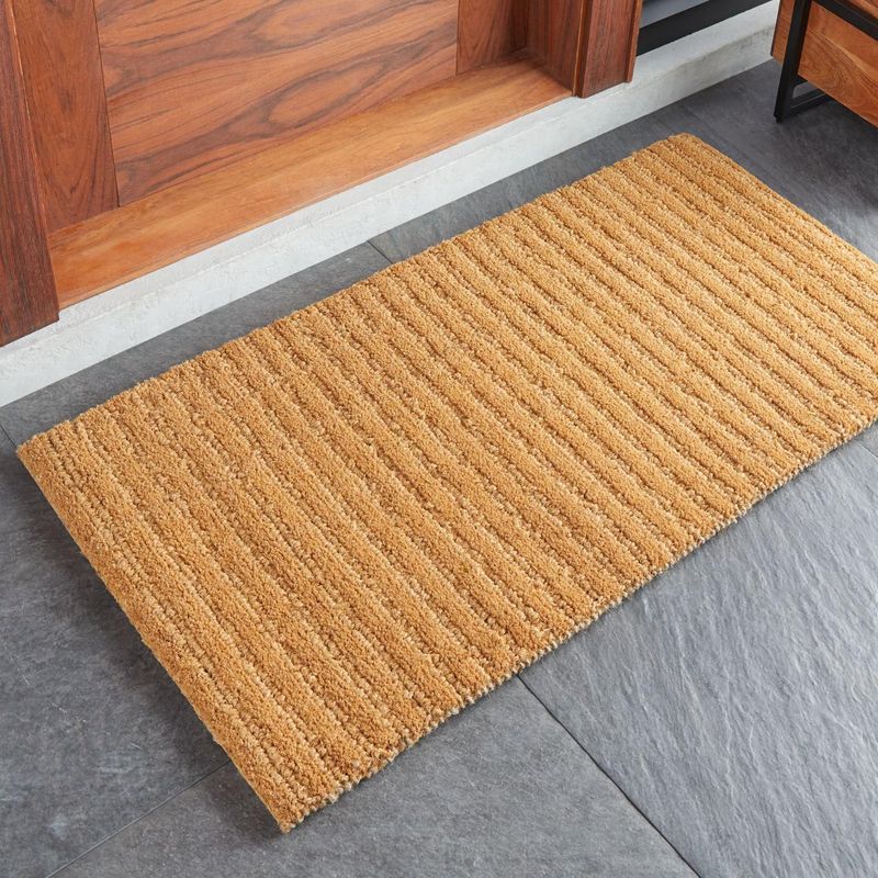 CRATE & BARREL - Felpudo Anudado Natural 61x122cm