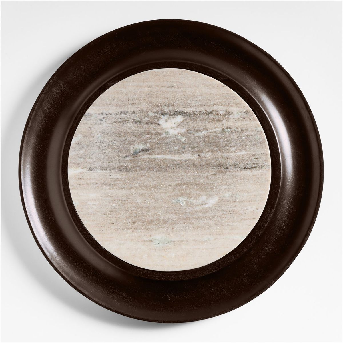 CRATE & BARREL - Set de Fuentes Tuscan de Mármol y Madera