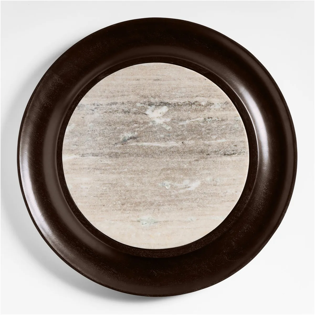 CRATE & BARREL - Set de Fuentes Tuscan de Mármol y Madera
