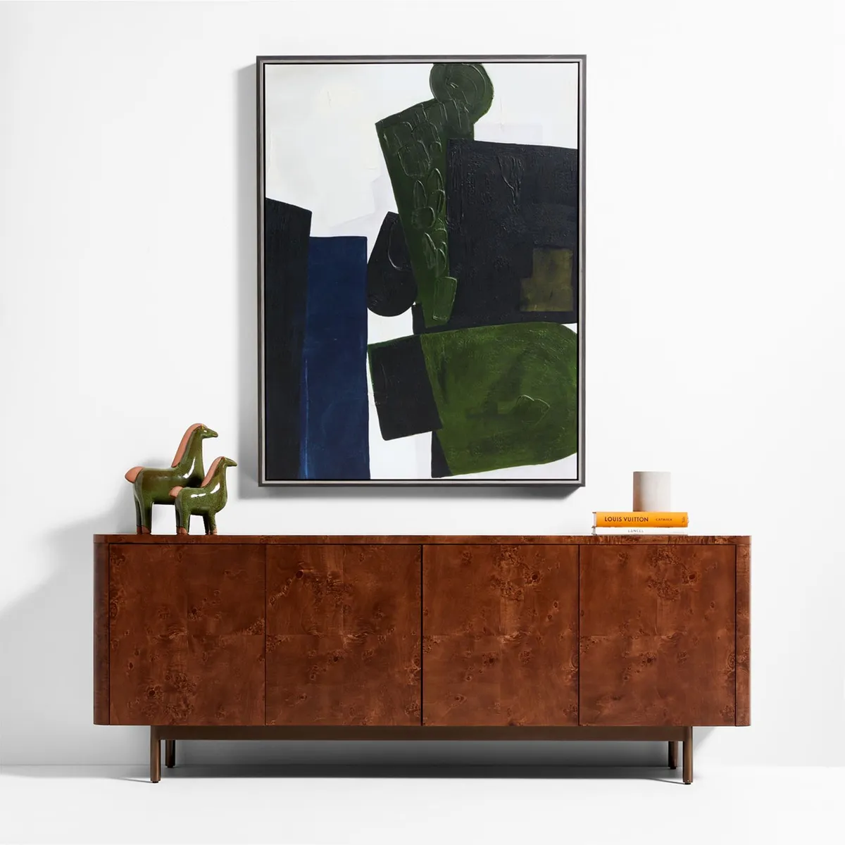 CRATE & BARREL - Cuadro "meraki" By Huda Hashim 112x145cm