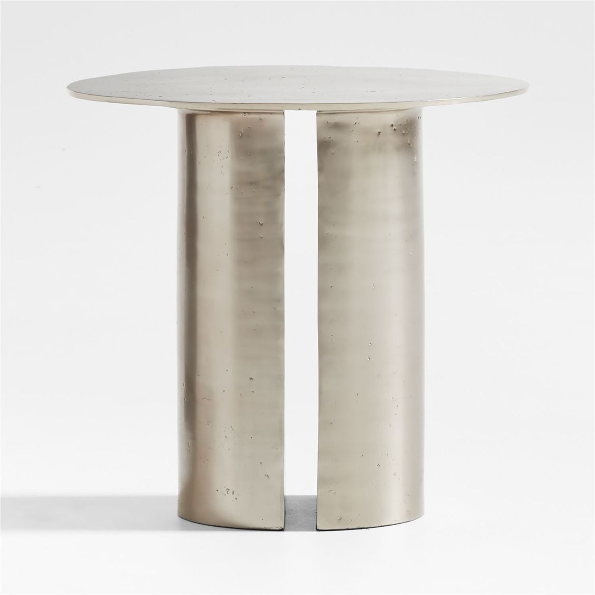 CRATE & BARREL - Mesa Auxiliar Argent By Athena Calderone