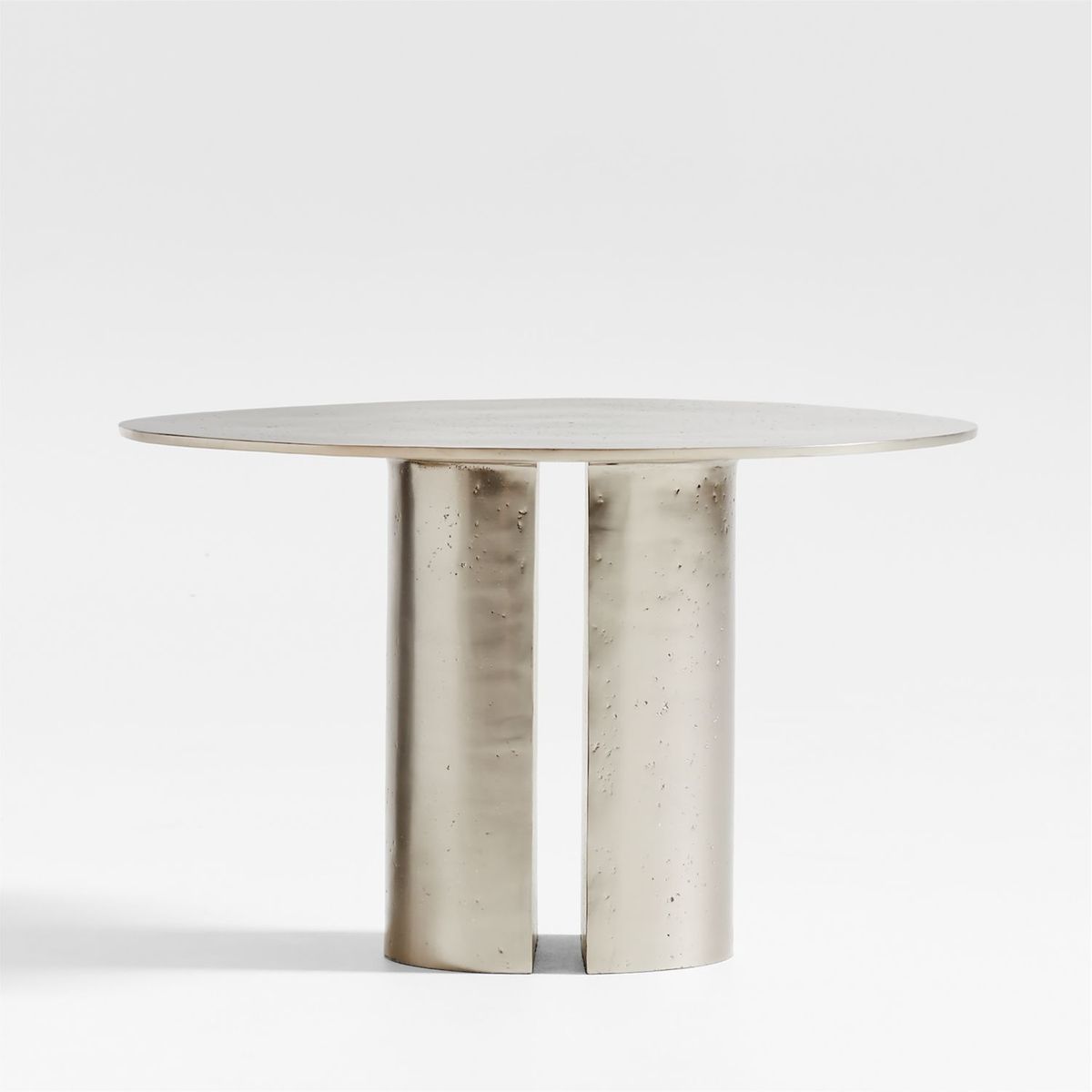 CRATE & BARREL - Mesa Auxiliar Argent By Athena Calderone