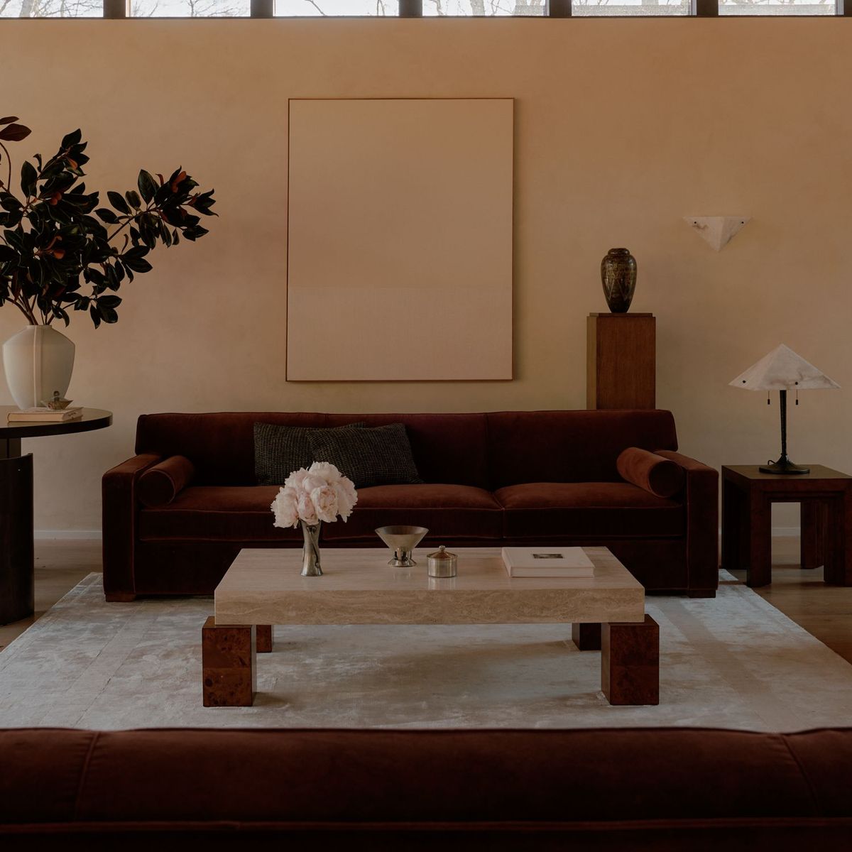 CRATE & BARREL - Sofá Raffiné By Athena Calderone 4 Cuerpos