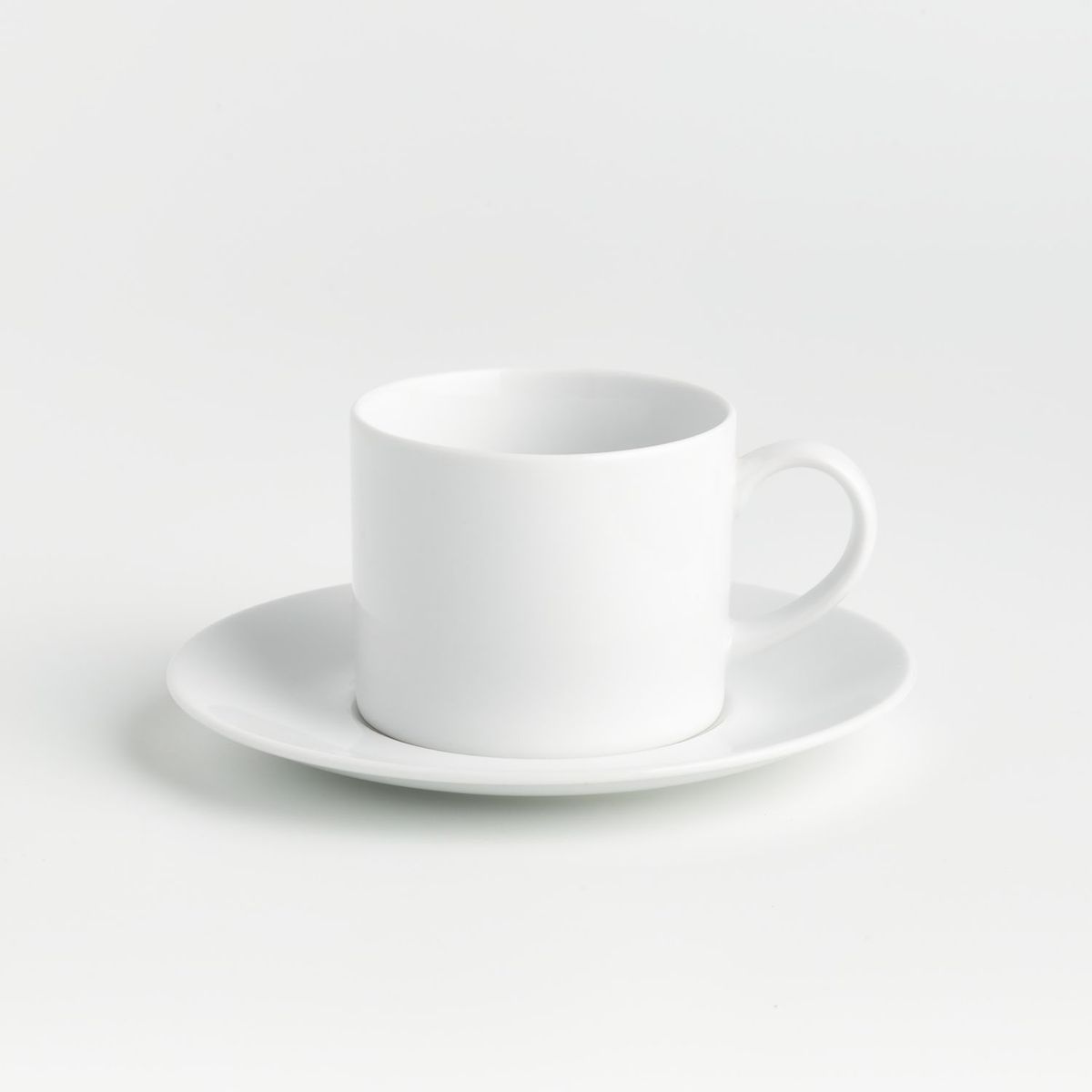 CRATE & BARREL - ASPEN CUP 9 OZ/SAUCER