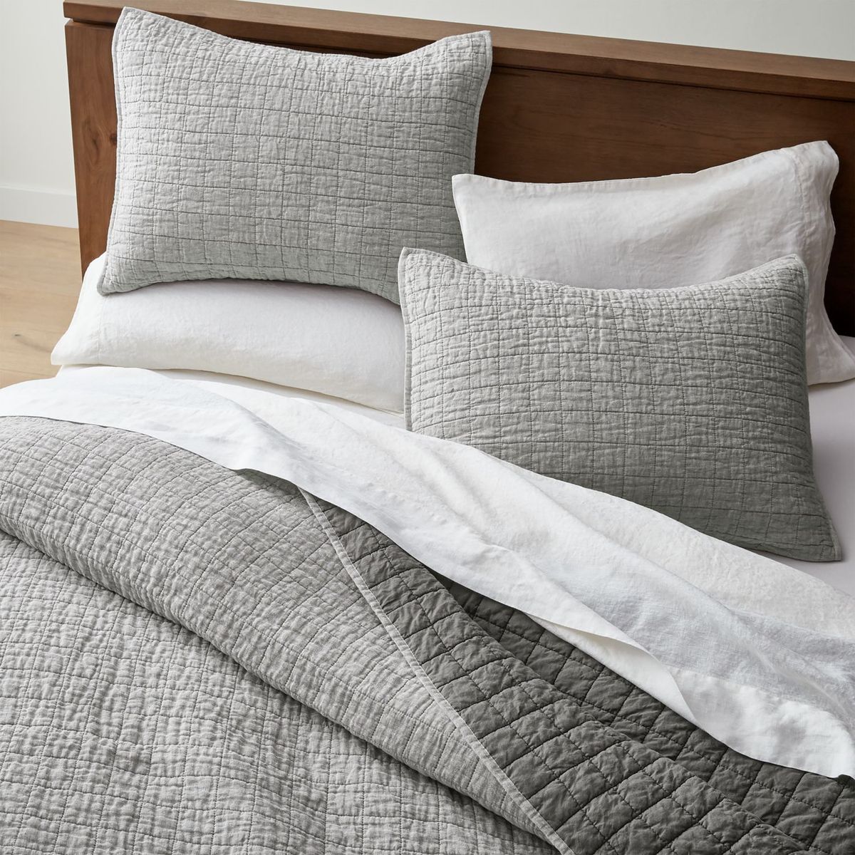 CRATE & BARREL - Funda de Duvet Belgian Queen